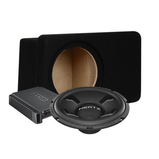 Set subwoofera u originalnom kućištu i pojačalo za Audi A4 B5 Avant br. 1