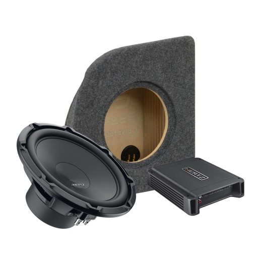 Set subwoofera u originalnom kućištu i pojačala za Škodu Octavia III br. 2