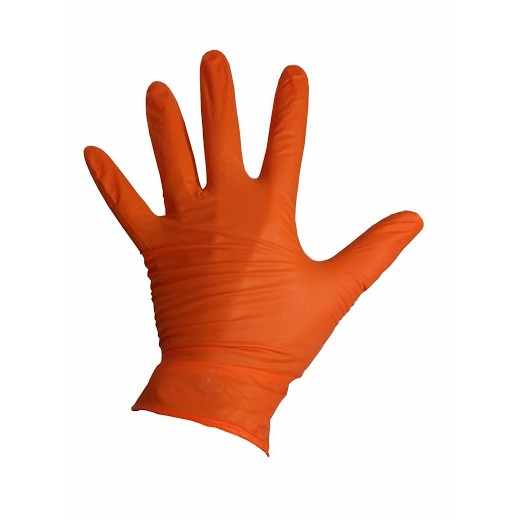 Kemijski otporne nitrilne rukavice Black Mamba Orange Nitrile Glove - XL