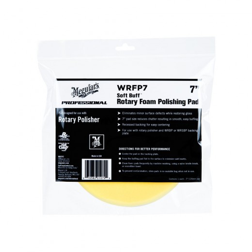 Meguiar's Soft Buff Rotary Foam Polishing Disc 7"