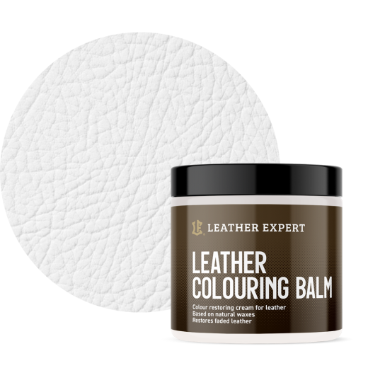 Balzam za kožu Leather Expert - Leather Colouring Balm White (250 ml)