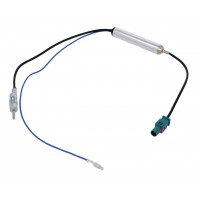 Antenski adapter phantom VW / Audi / Seat / Škoda / Peugeot / Fiat / Mercedes FAKRA -> DIN