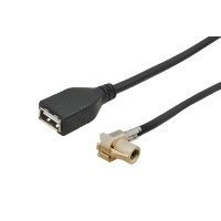 Produžni kabel 4carmedia FAKRA-HSD-USB-F