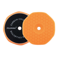 Carbon Collective HEX Foam Polishing Pad (Polishing 3 - Orange) - 5″ (125 mm) polirni disk
