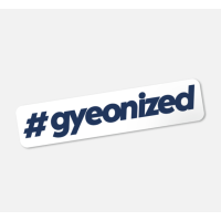 Naljepnica Gyeon #gyeonizirano tamnoplavo