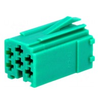 Zeleni Mini ISO konektor 4carmedia 331441-2