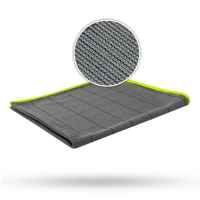 Krpa od mikrovlakana za prozore Liquid Elements Glass Cleaning Cloth Carbon - 300 GSM 40 x 40 cm