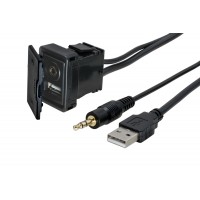USB + JACK utičnica s kabelom