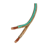 Kabel za povezivanje zvučnika ACV RCA 25 transparent/mint yard goods