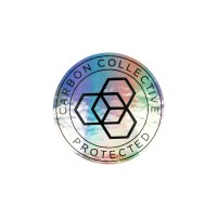 Carbon Collective Oil Slick Protected Seal 40 mm naljepnica