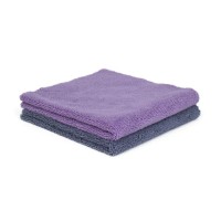 Mikrofiber krpa Purestar Two Face Buffing Towel ljubičasta/siva