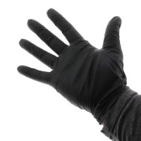 Kemijski otporne nitrilne rukavice Black Mamba Glove SnakeSkin - XL
