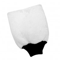 Rukavica za pranje od mikrovlakana Purestar Plush Wash Mitt bijela